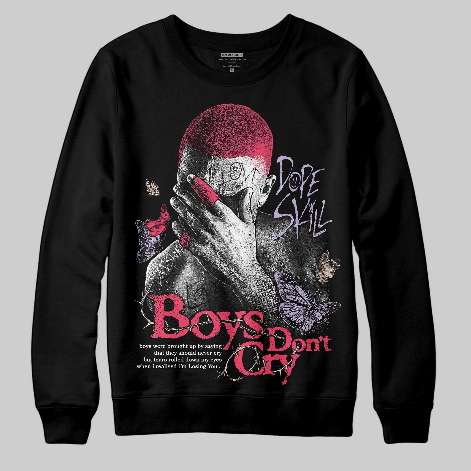 Peanut Butter Jelly 5s superstreetwear Sweatshirt Boys Don't Cry Graphic