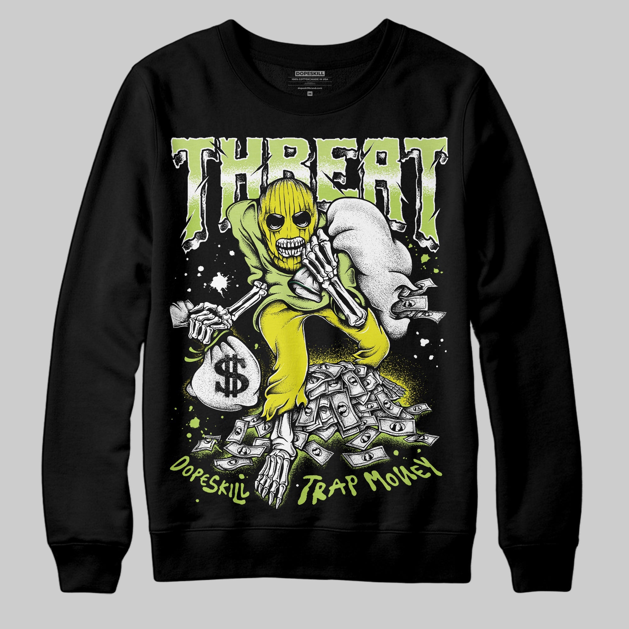 Bright Cactus 13s superstreetwear Sweatshirt Threat Graphic