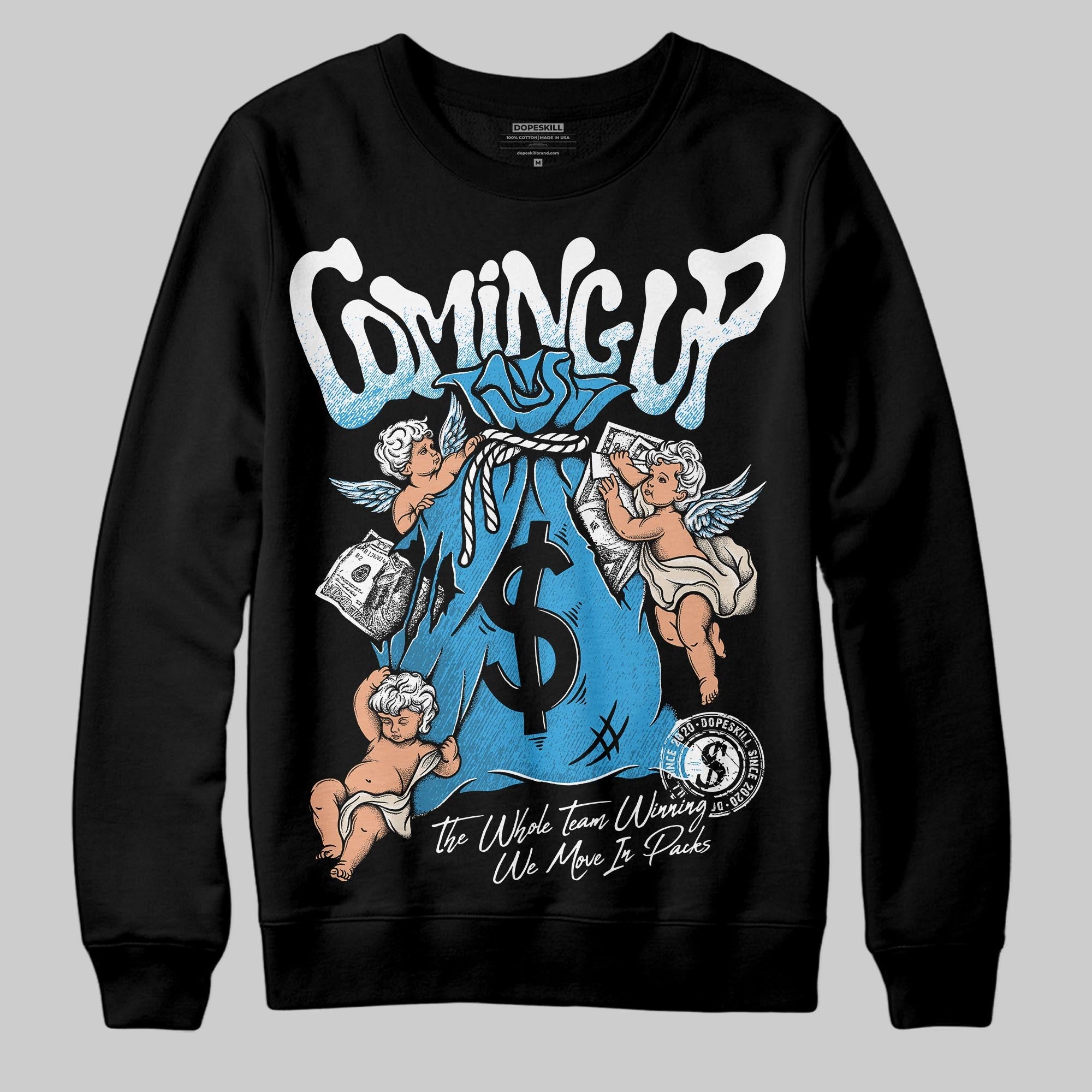 UNC Reimagined 1s superstreetwear Sweatshirt Money Bag Coming Up Graphic