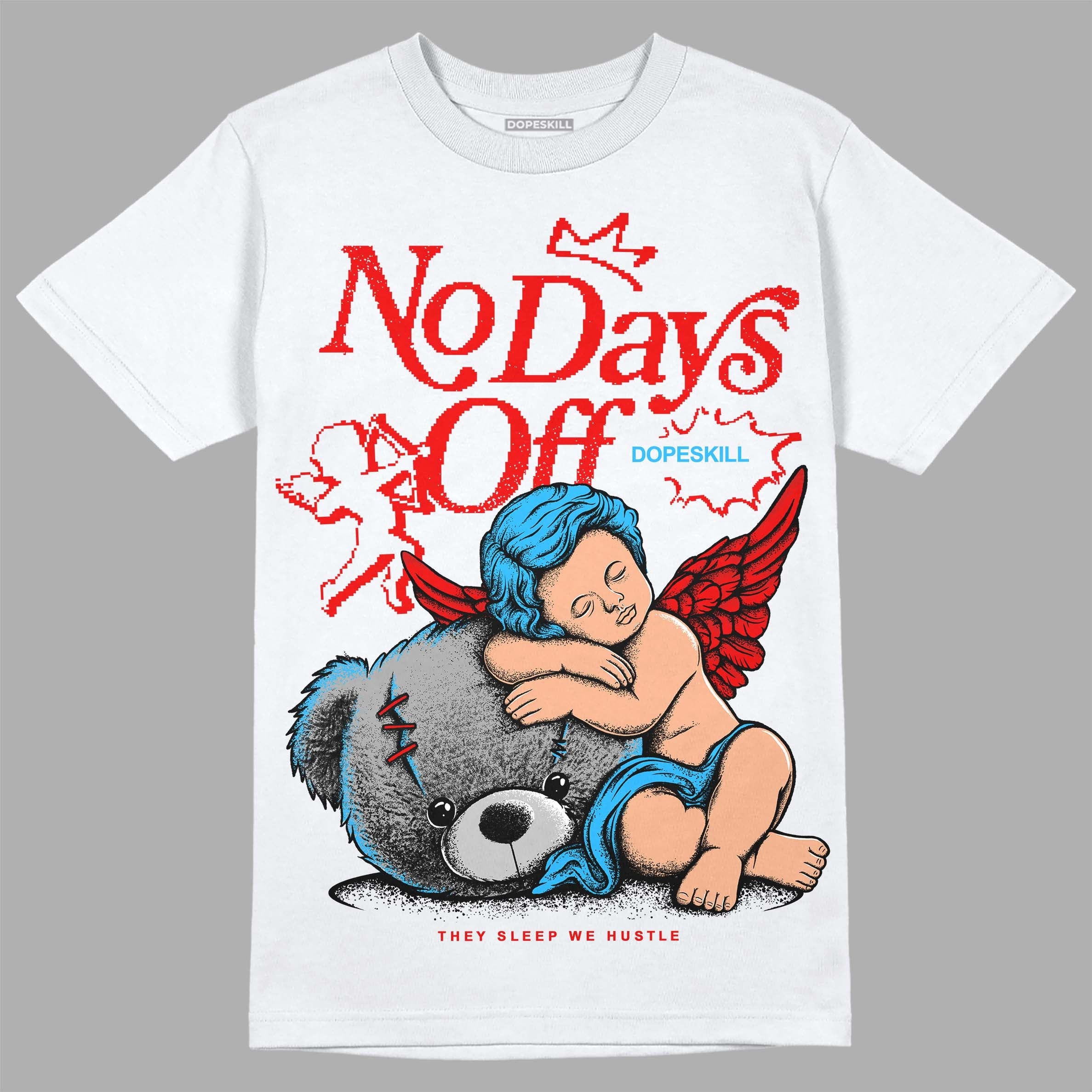 Cherry 12s superstreetwear T-Shirt New No Days Off Graphic
