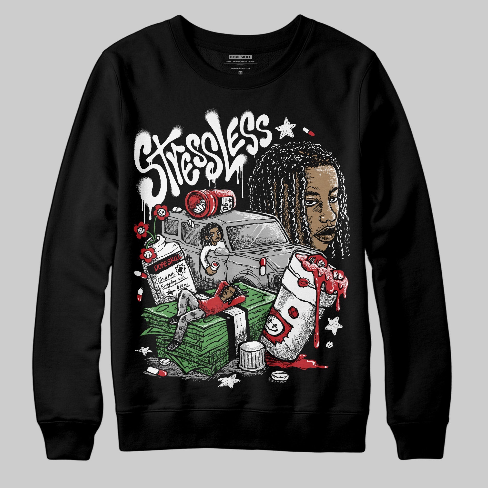 Bred Velvet 11s superstreetwear Sweatshirt Stressless Graphic