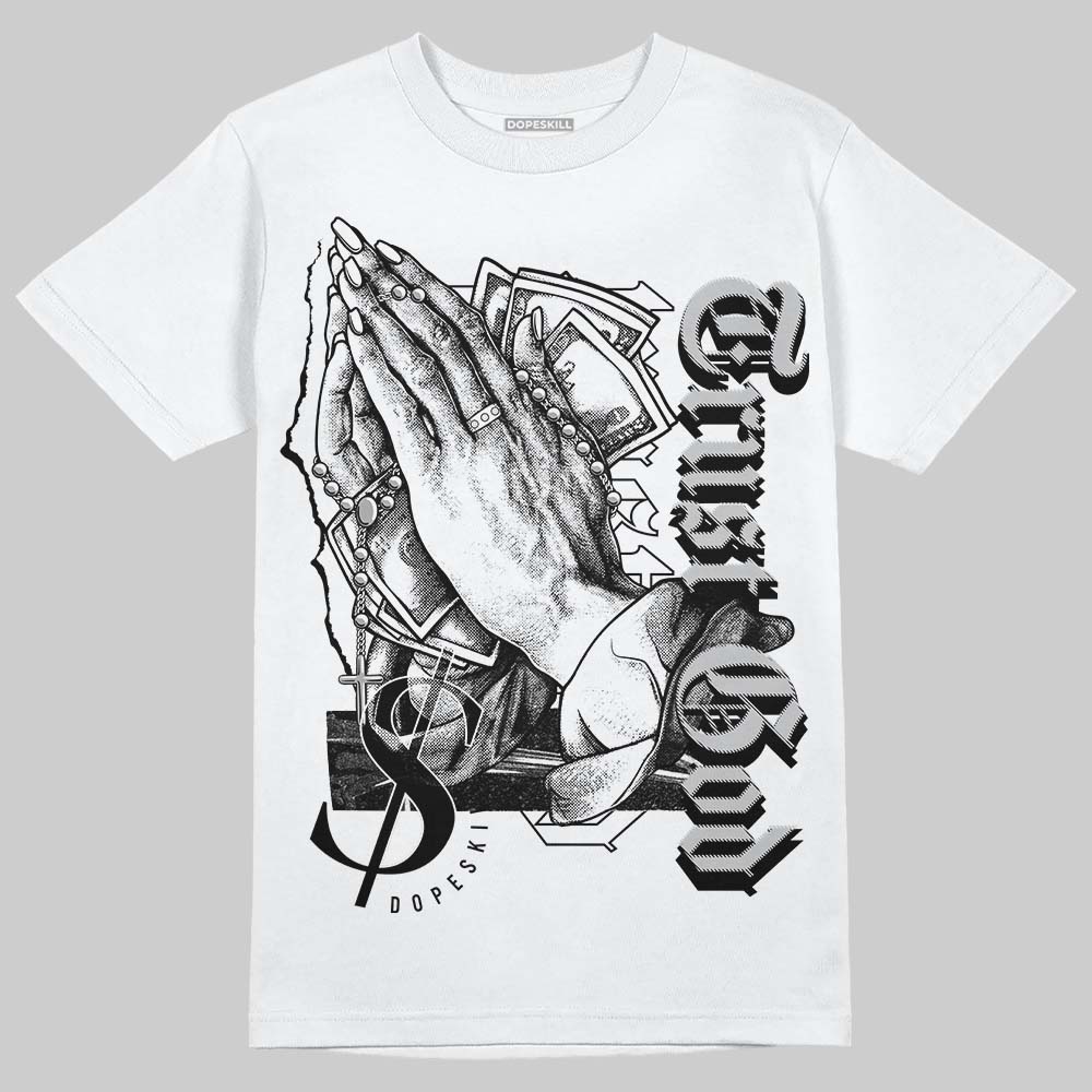 Dunk Low Panda White Black superstreetwear T-Shirt Trust God Graphic