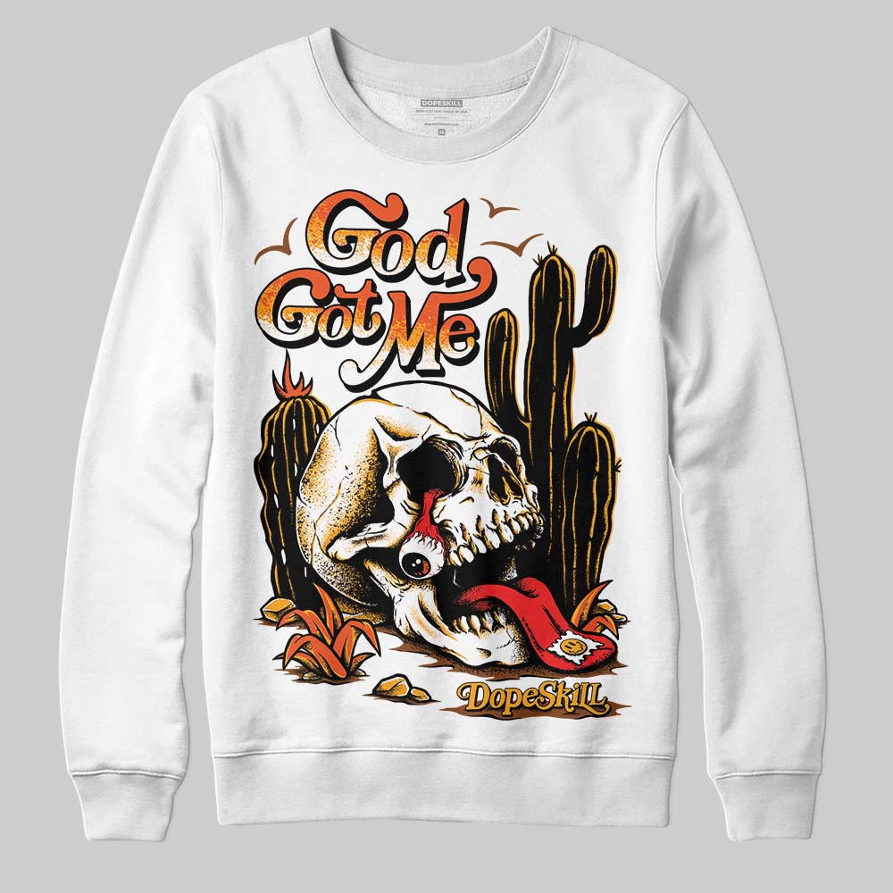 Black Taxi 12s superstreetwear Sweatshirt God Got Me Graphic