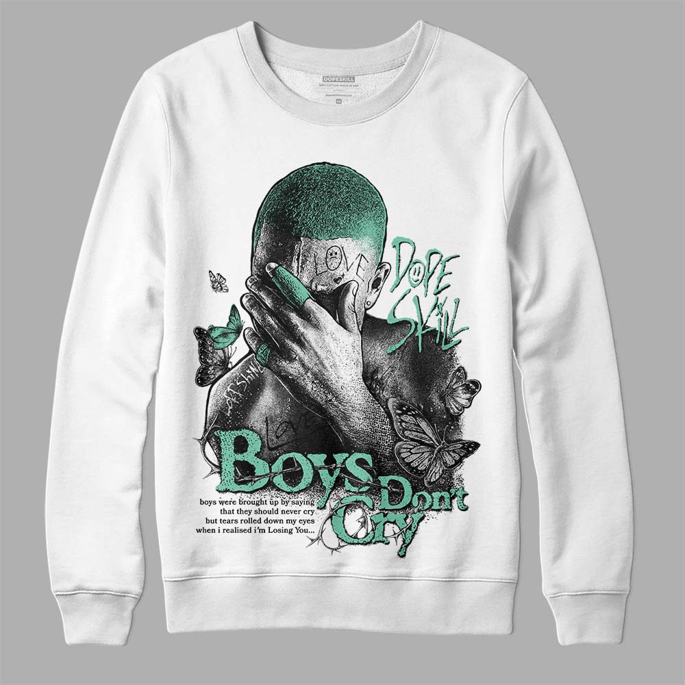 Green Glow 3s superstreetwear Sweatshirt Boys Don't Cry Graphic