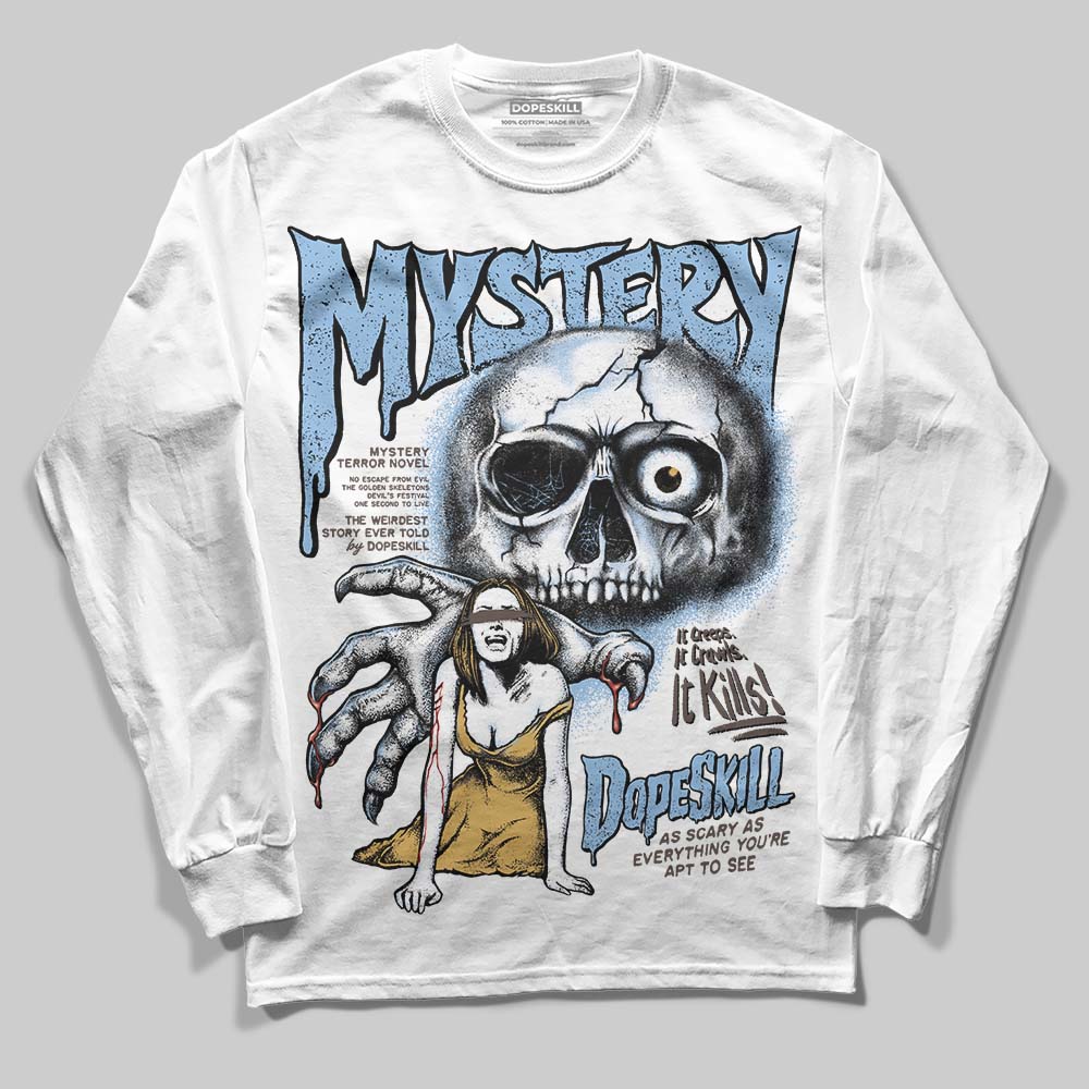 Handball Spezial Light Blue superstreetwear Long Sleeve T-Shirt Mystery Ghostly Grasp Graphic