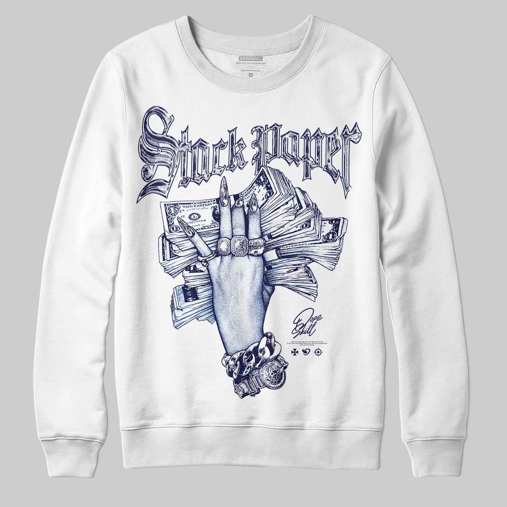 University Blue Collection superstreetwear Sweatshirt Stack Paper Graphic