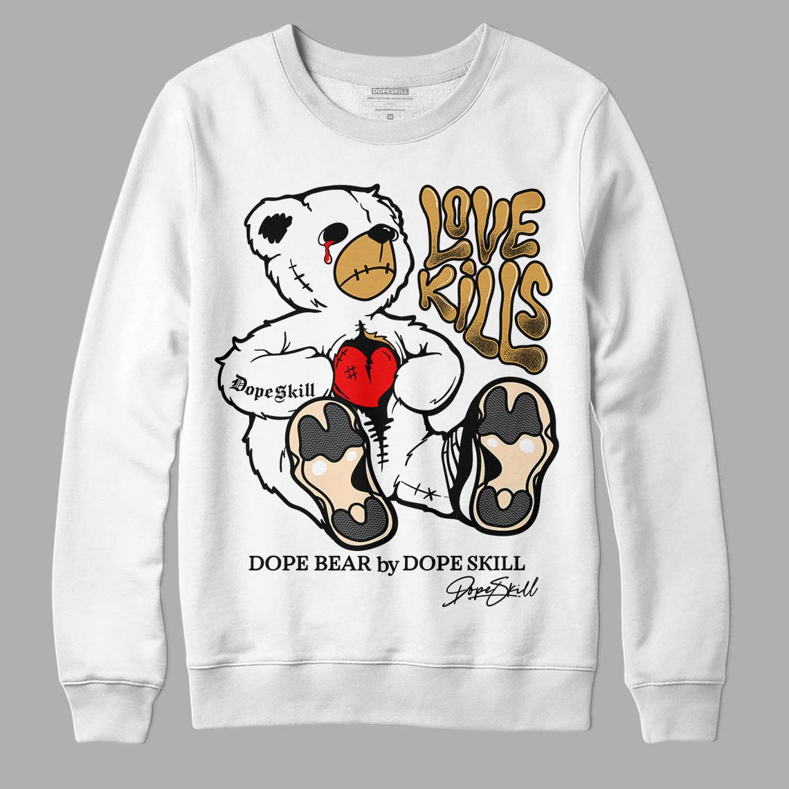 Gratitude 11s superstreetwear Sweatshirt Love Kills Graphic
