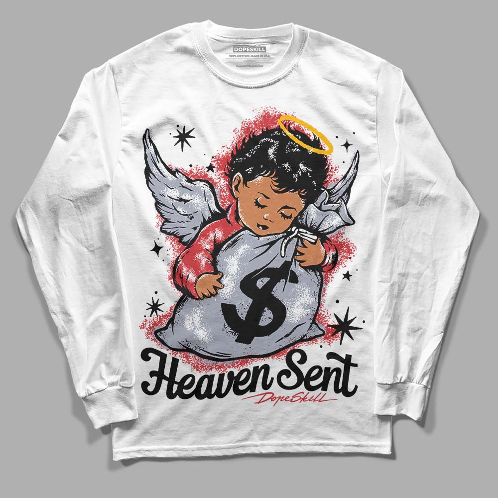 Bred Reimagined 4s superstreetwear Long Sleeve T-Shirt Heaven Sent Graphic