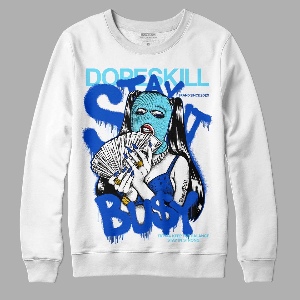 SB Dunk Argon superstreetwear Sweatshirt Stay It Busy Graphic