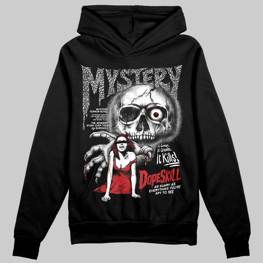 Black Cement 3s superstreetwear Hoodie Sweatshirt Mystery Ghostly Grasp Graphic