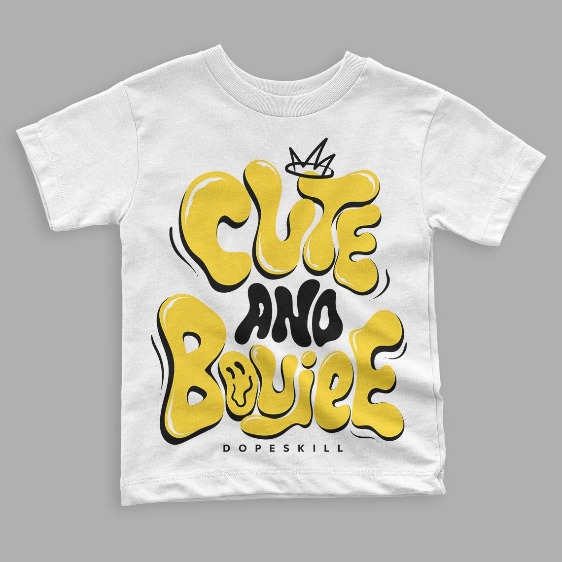Black Tour Yellow AJ 4 Thunder superstreetwear Toddler Kids T-shirt Cute and Boujee Graphic