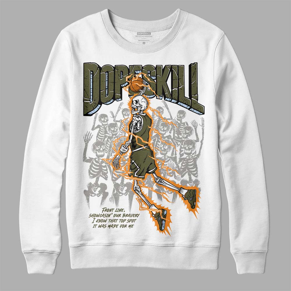 Olive 5s superstreetwear Sweatshirt Thunder Dunk Graphic