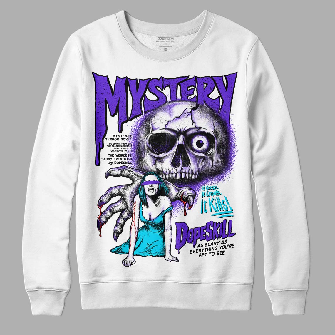 Aqua 6s superstreetwear Sweatshirt Mystery Ghostly Grasp Graphic