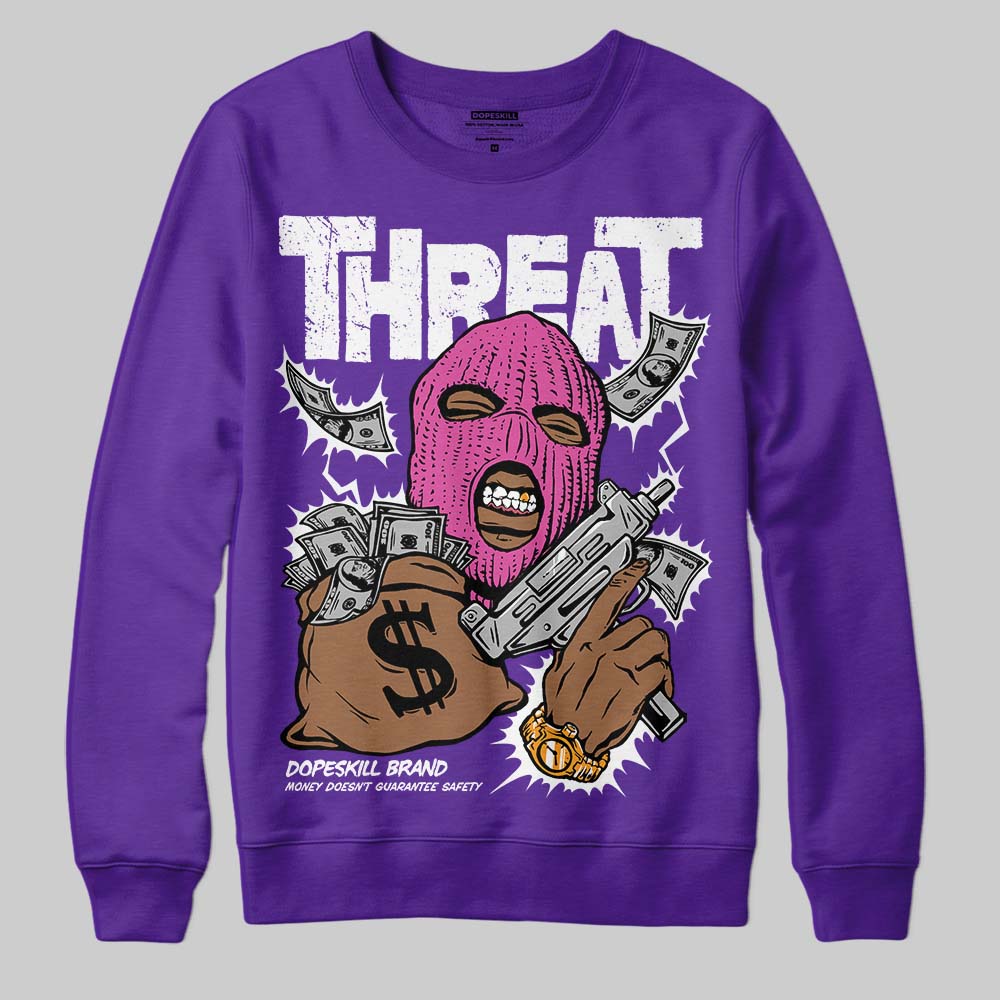 PURPLE Collection superstreetwear Sweatshirt Under Threat Graphic