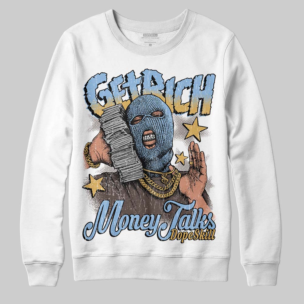 Handball Spezial Light Blue superstreetwear Sweatshirt Get Rich Graphic