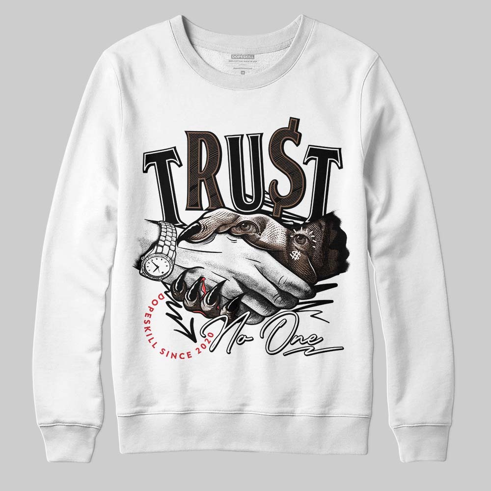 Olive 9s superstreetwear Sweatshirt Trust No One Graphic