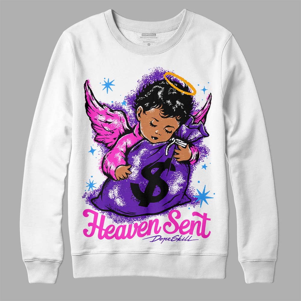 Court Purple 13s superstreetwear Sweatshirt Heaven Sent Graphic