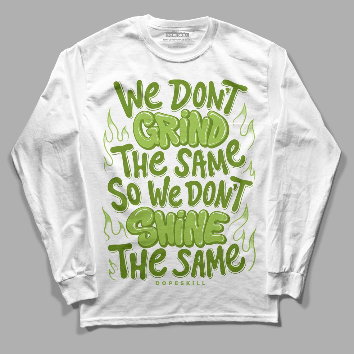Dunk Low 'Chlorophyll' superstreetwear Long Sleeve T-Shirt Grind Shine Graphic