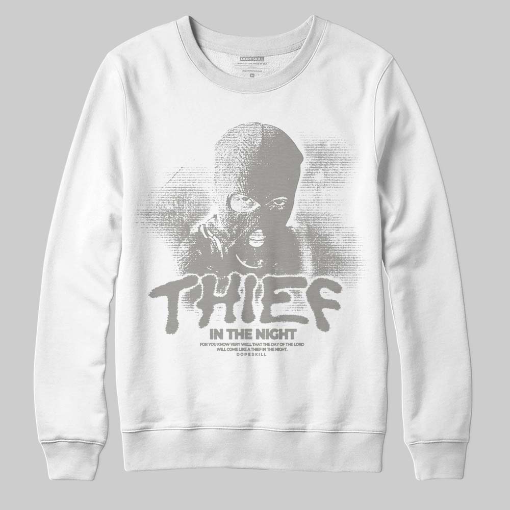 Cool Grey 9s superstreetwear Sweatshirt Thief In The Night Graphic