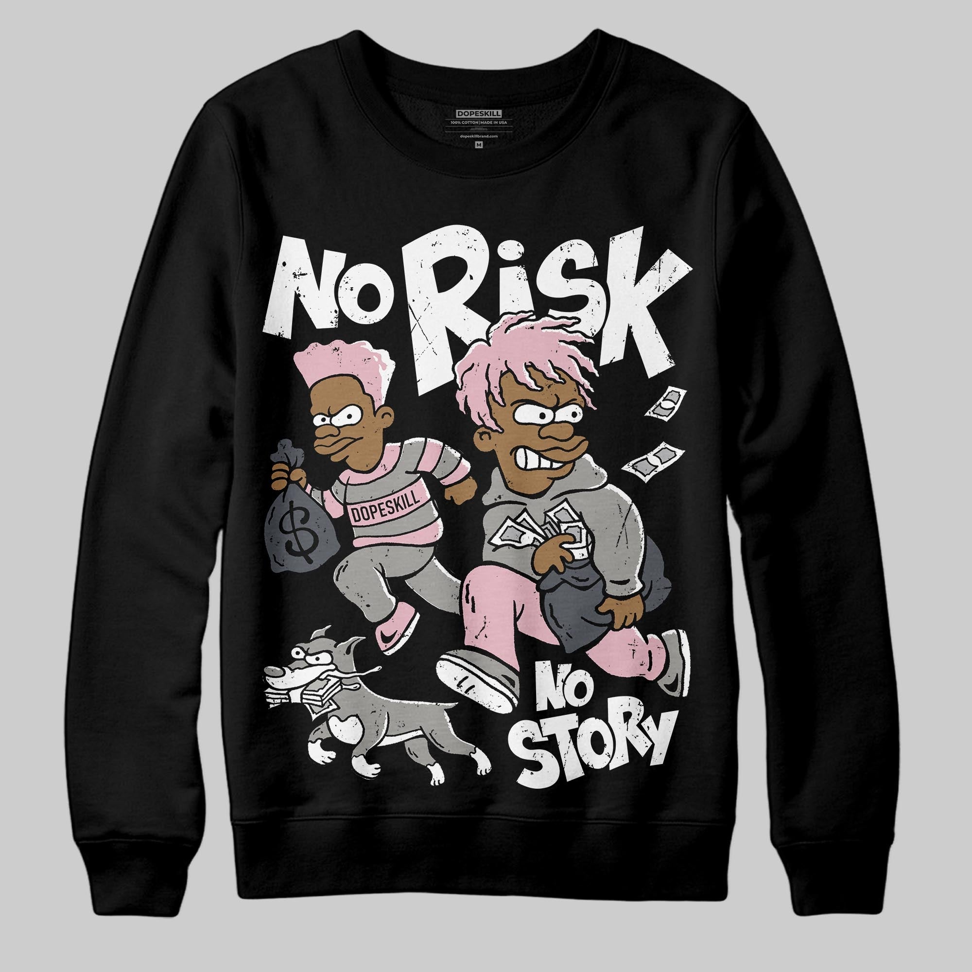 Max 95 OG ¡°Pink Foam¡± superstreetwear Sweatshirt No Risk No Story Graphic