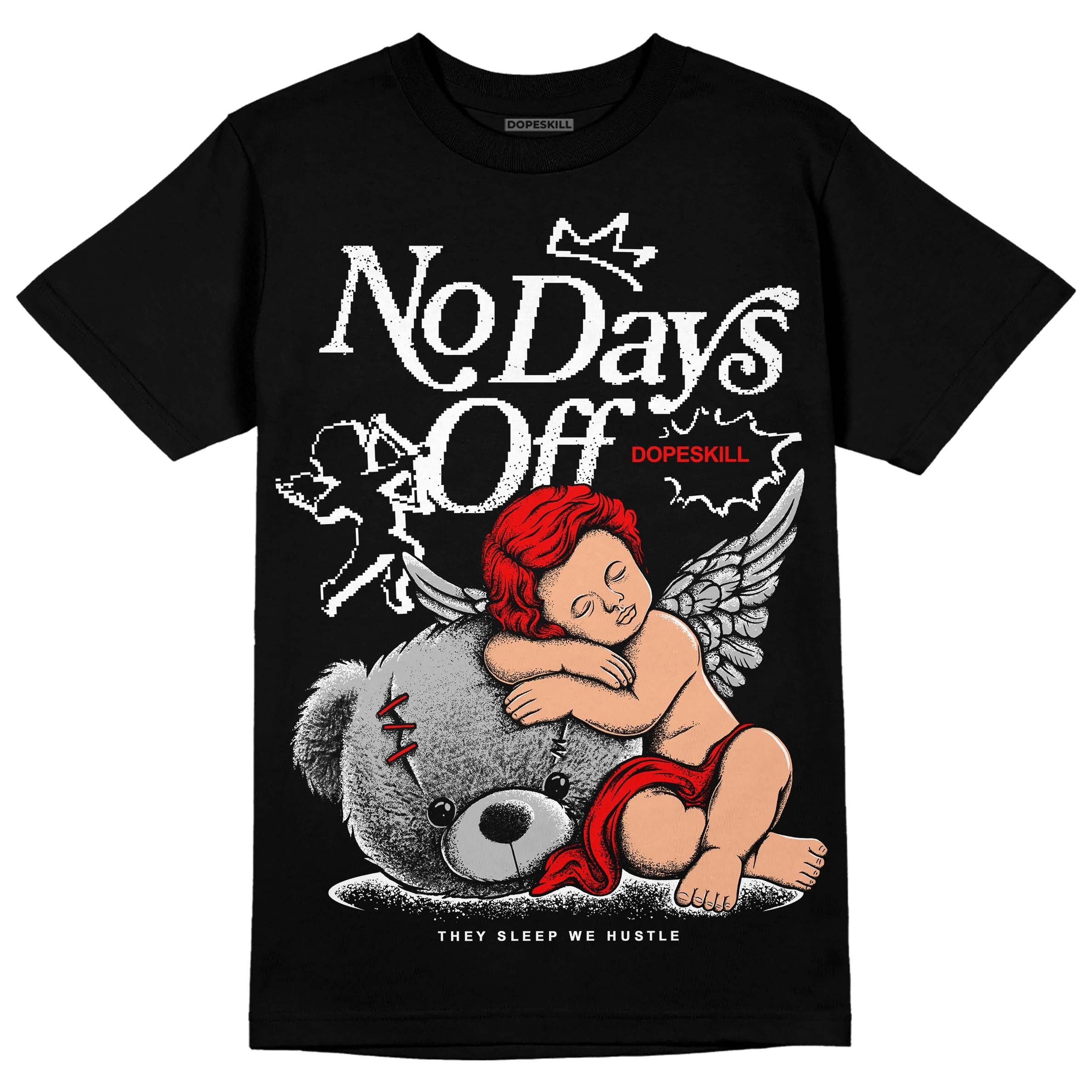 Dunk Low Panda White Black superstreetwear T-Shirt New No Days Off Graphic