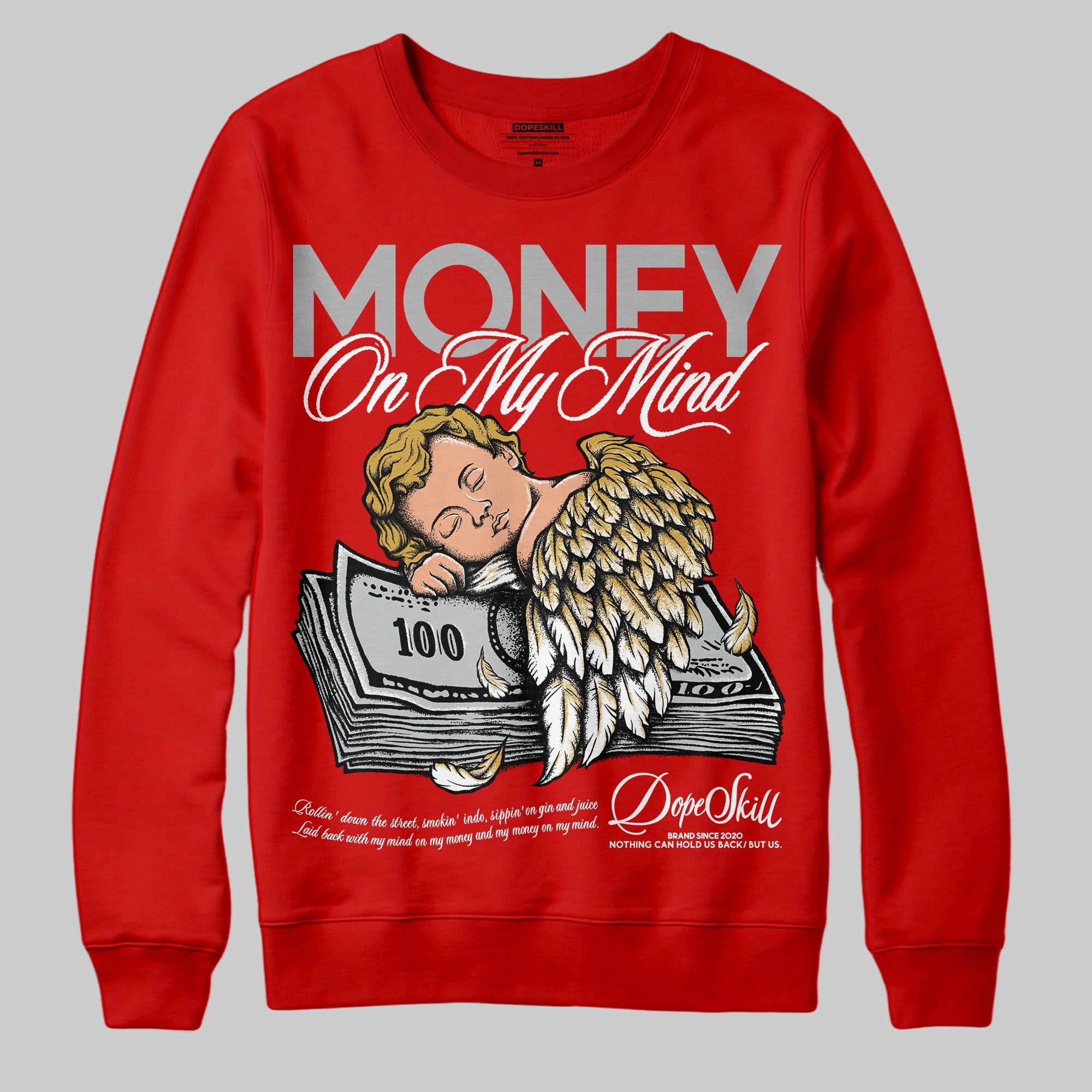 Bred Velvet 11s superstreetwear Red Sweatshirt MOMM Graphic