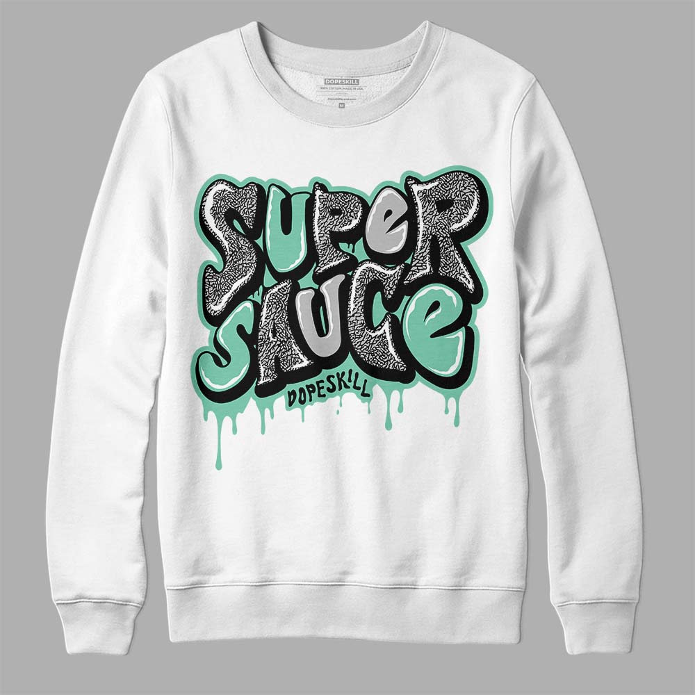 Green Glow 3s superstreetwear Sweatshirt Super Sauce Graphic
