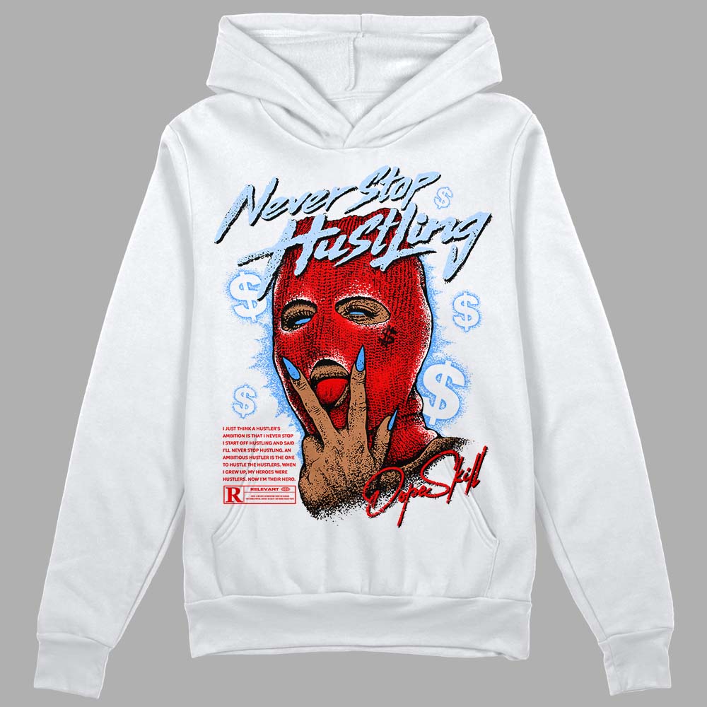 Cherry 11s superstreetwear Hoodie Sweatshirt Never Stop Hustling Graphic