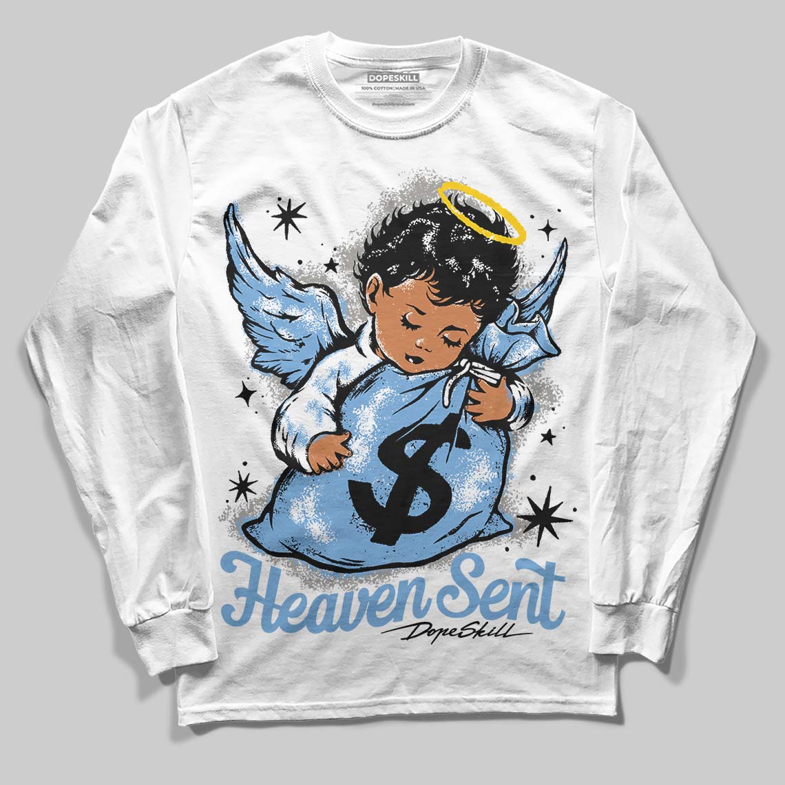 Melo 12s superstreetwear Long Sleeve T-Shirt Heaven Sent Graphic
