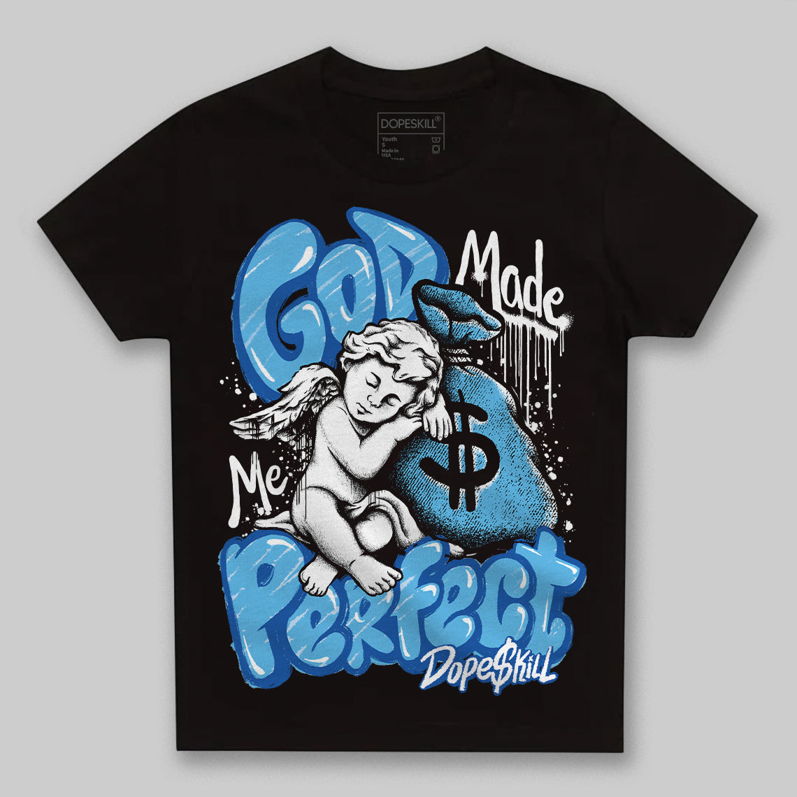 Blueberry 12s superstreetwear Toddler Kids T-shirt God Made Me Perfect Graphic