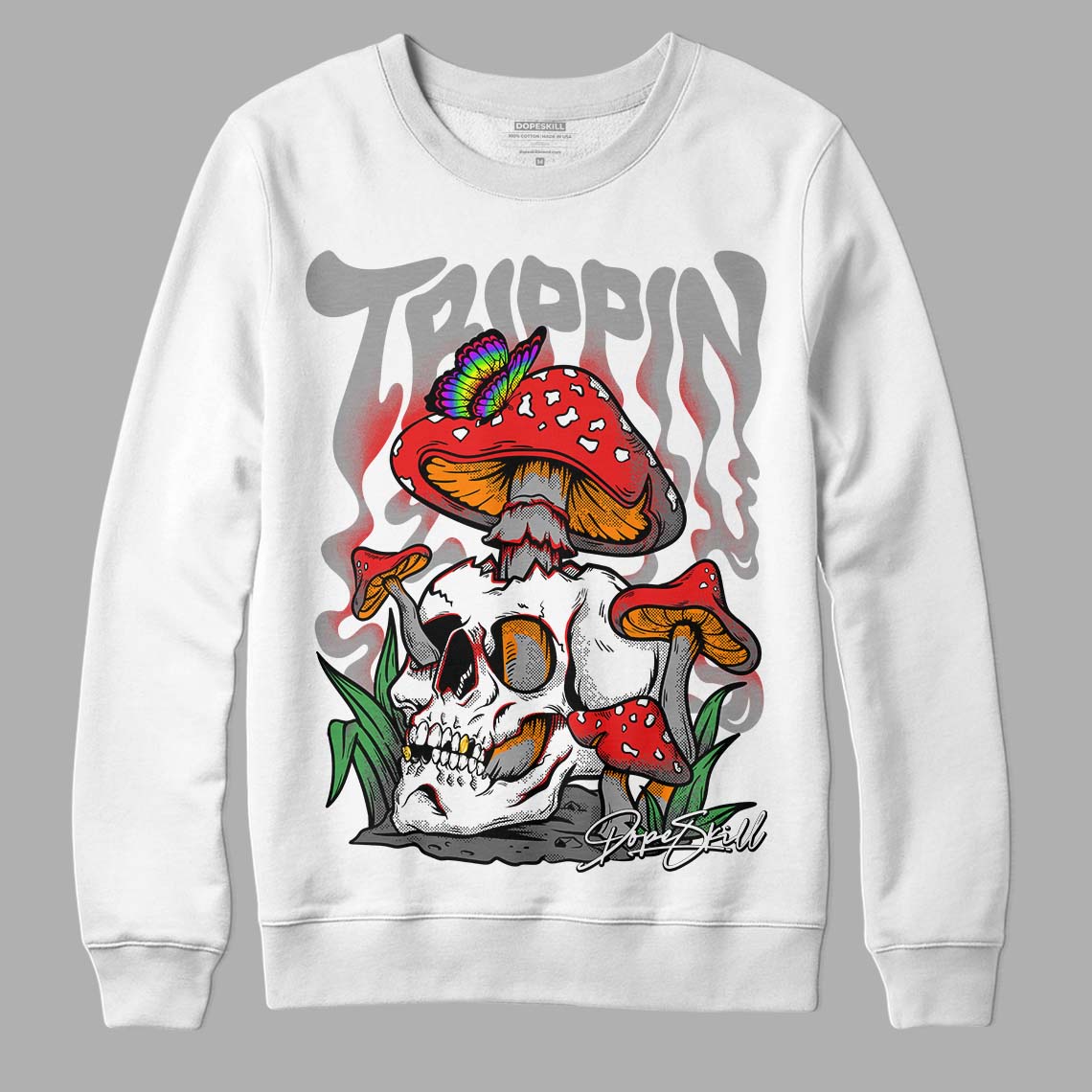 Grey Collection superstreetwear Sweatshirt Trippin Graphic