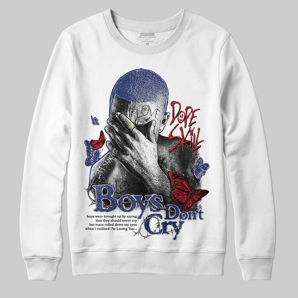 Rare Air Deep Royal Blue 1s superstreetwear Sweatshirt Boys Don't Cry Graphic