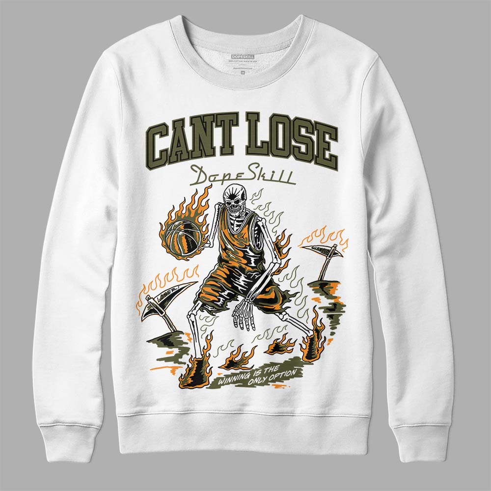 Olive 5s superstreetwear Sweatshirt Cant Lose Graphic