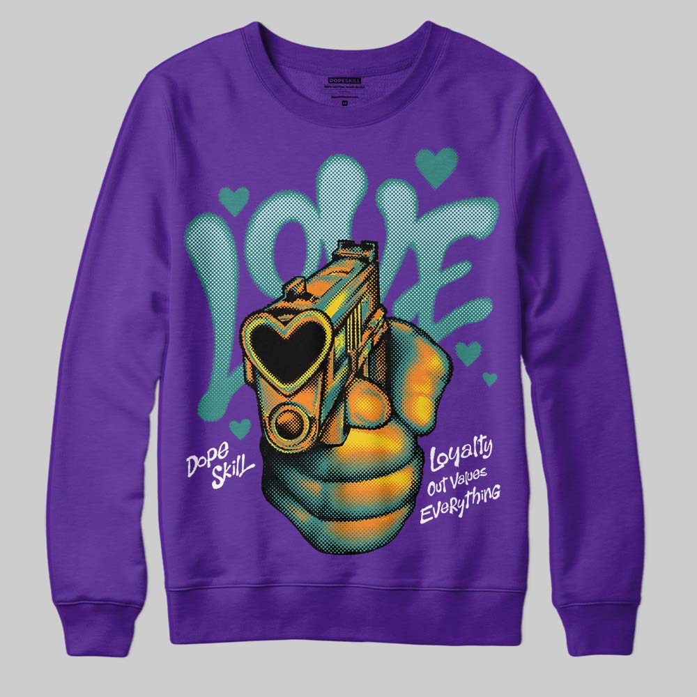 Grape 5s superstreetwear Sweatshirt Love Shot Graphic