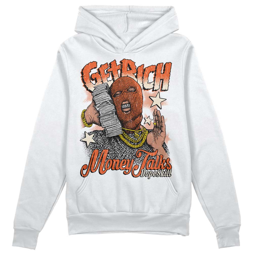 Georgia Peach 3s superstreetwear Hoodie Sweatshirt Get Rich Graphic