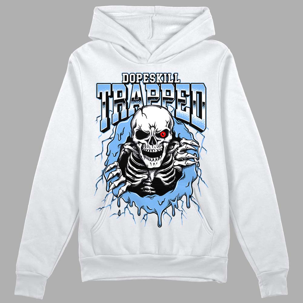 Powder Blue 9s superstreetwear Hoodie Sweatshirt Trapped Halloween Graphic