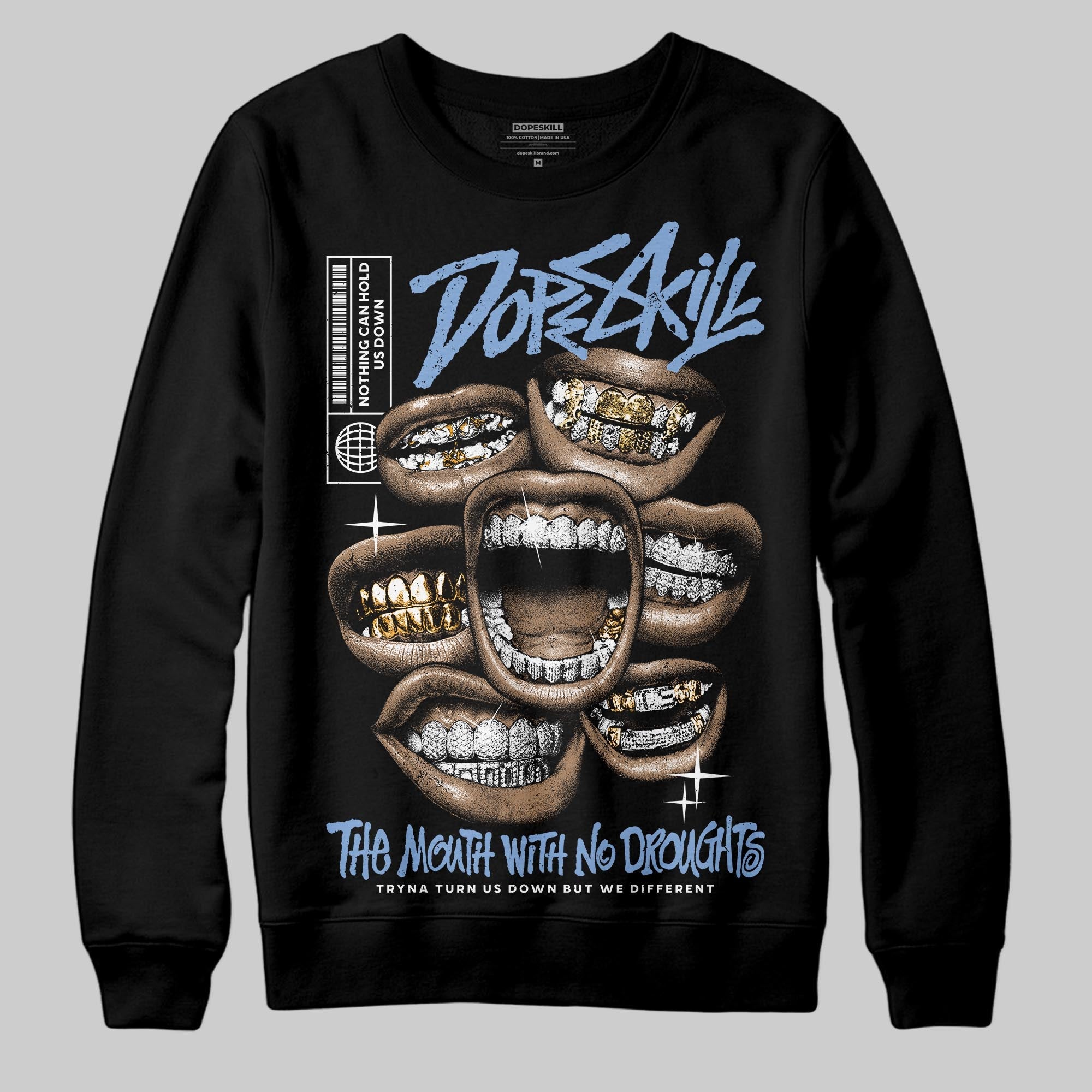 Forget Me Not 4s superstreetwear Sweatshirt The Mouth With No Droughts Graphic