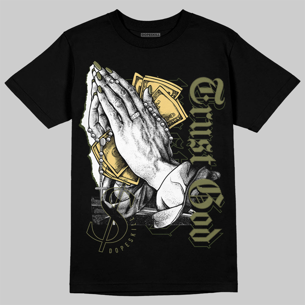 Craft Olive 4s superstreetwear T-Shirt Trust God Graphic
