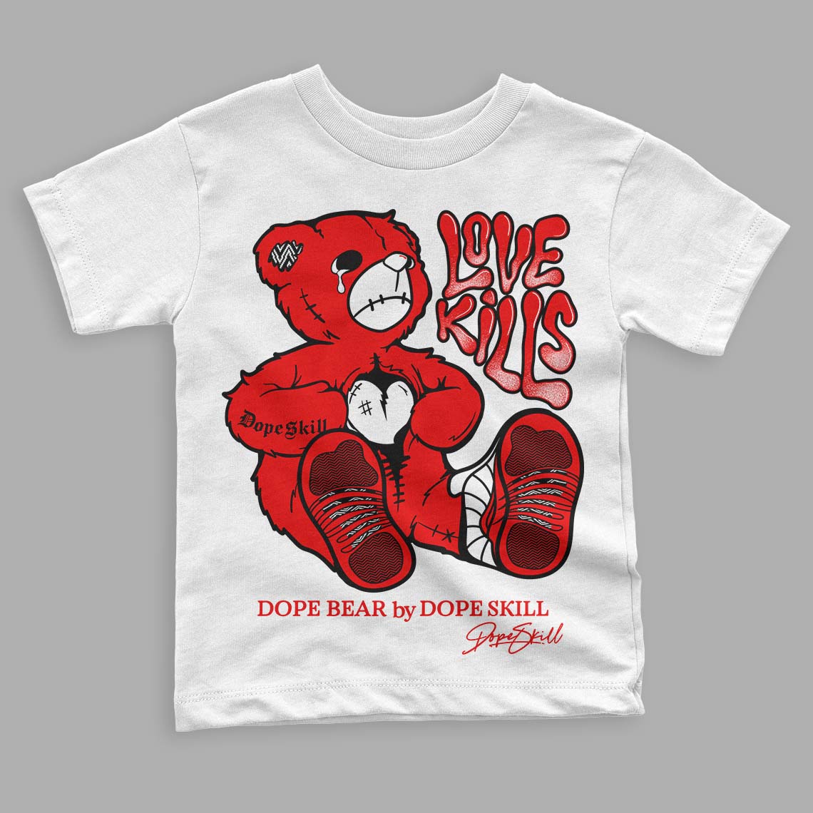 Cherry 12s superstreetwear Toddler Kids T-shirt Love Kills Graphic
