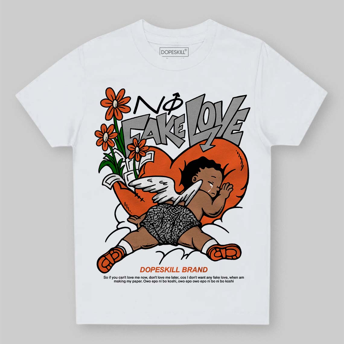 Georgia Peach 3s superstreetwear Toddler Kids T-shirt No Fake Love Graphic