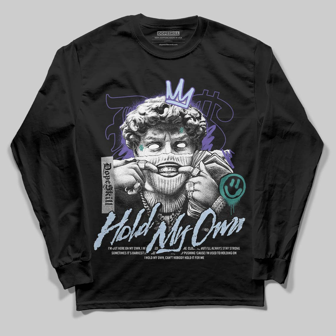 Grape 5s superstreetwear Long Sleeve T-Shirt In My Way Graphic