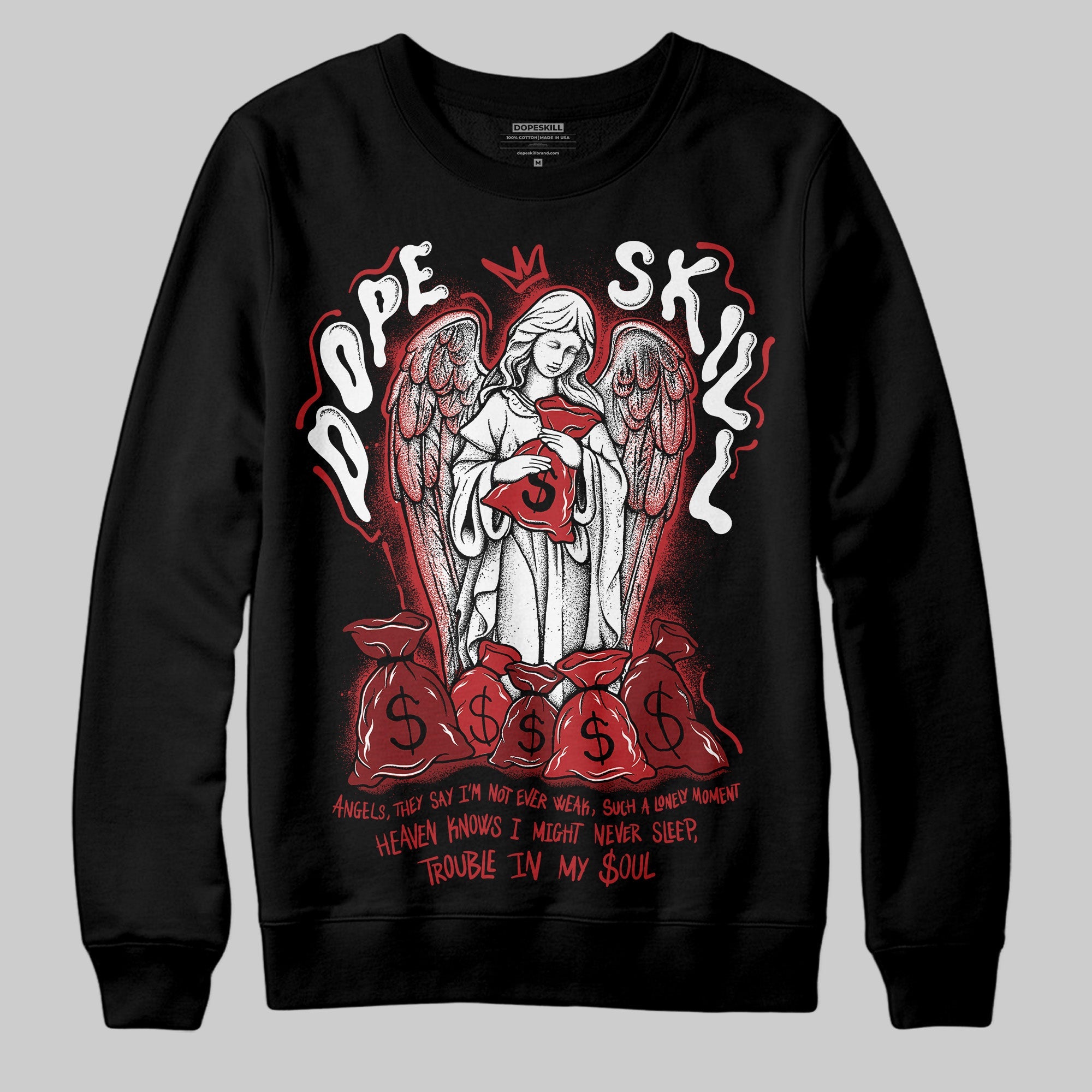 Flu Game 12s superstreetwear Sweatshirt Angels Graphic