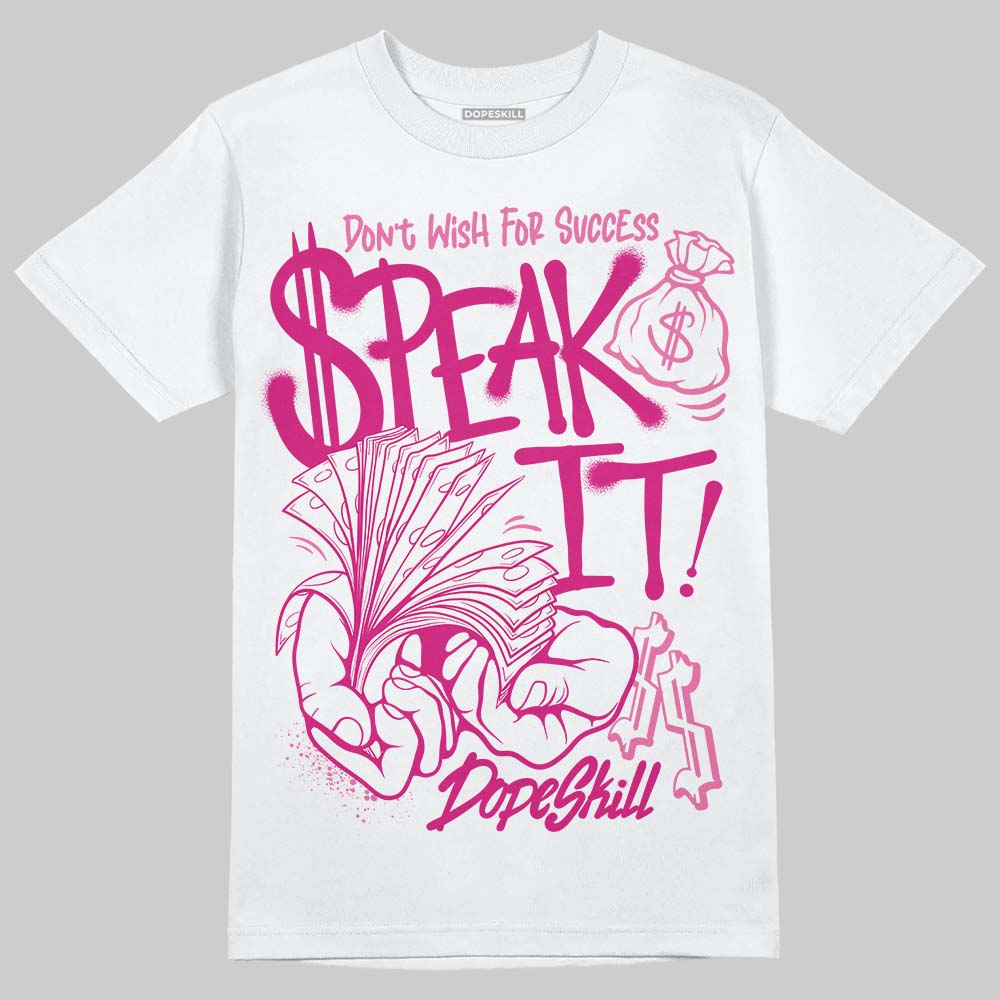 Rick RO Pink Leather Sneakers superstreetwear T-Shirt Speak It Graphic