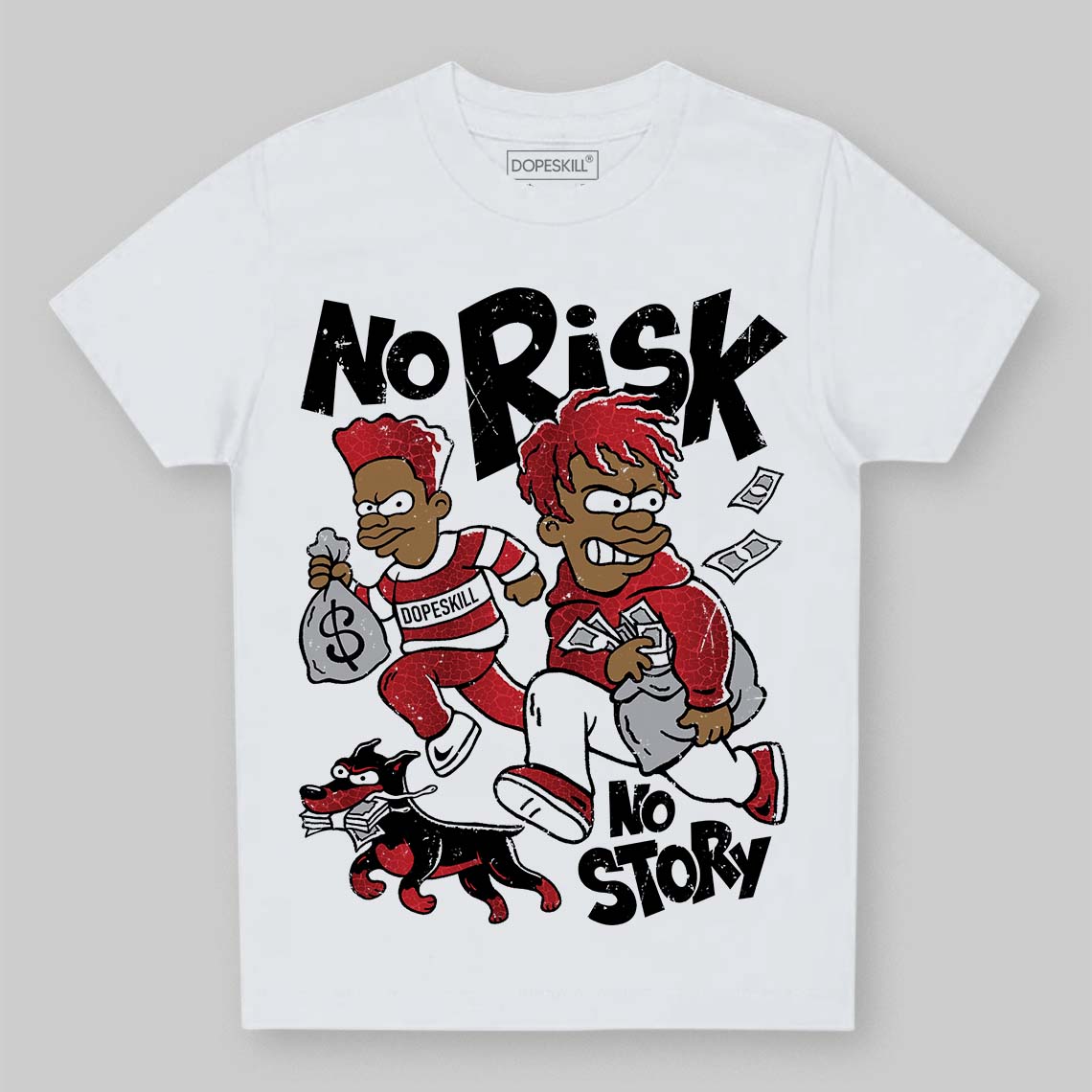 Ruby 1s superstreetwear Toddler Kids T-shirt No Risk No Story Graphic