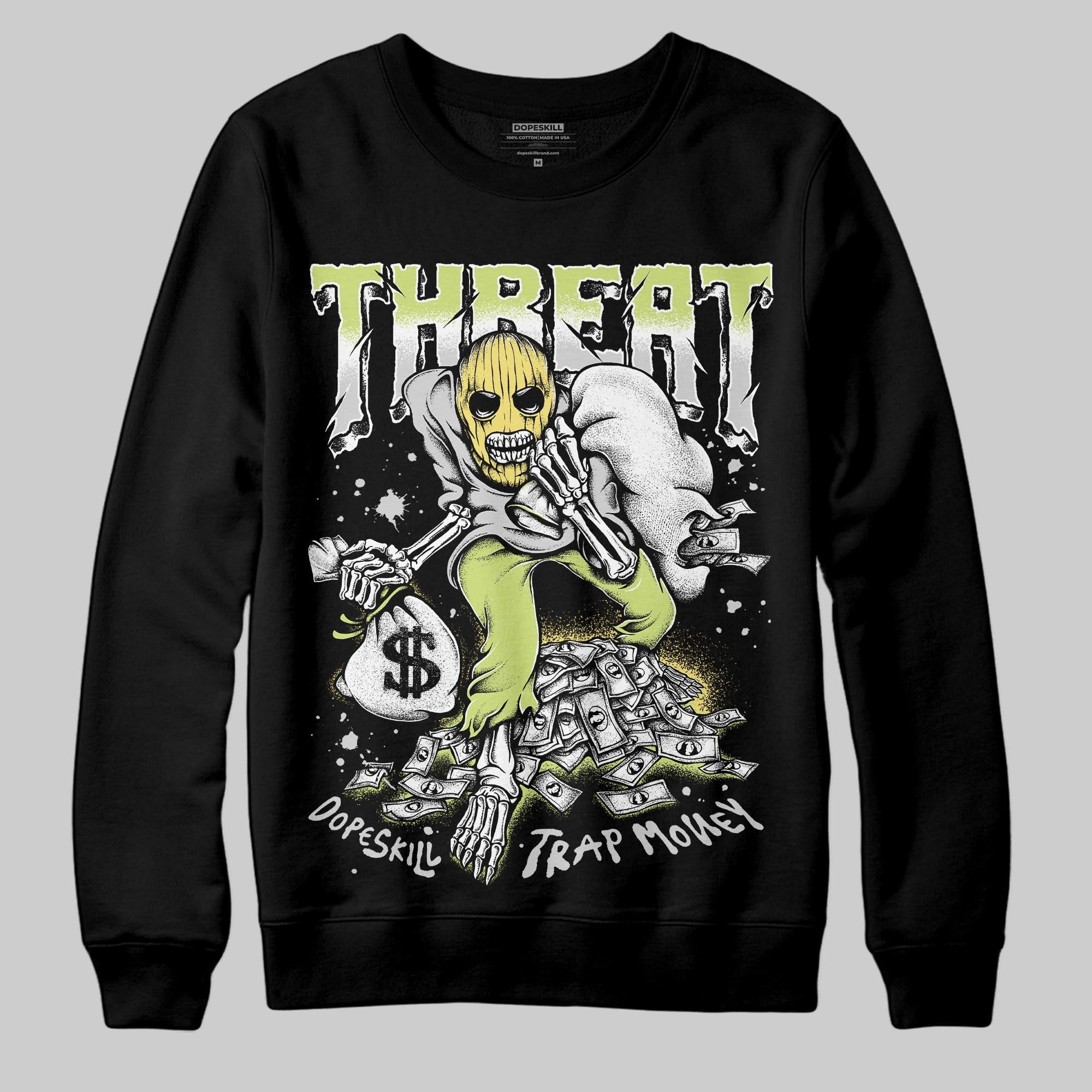 Light Lemon Twist 4s superstreetwear Sweatshirt Threat Graphic