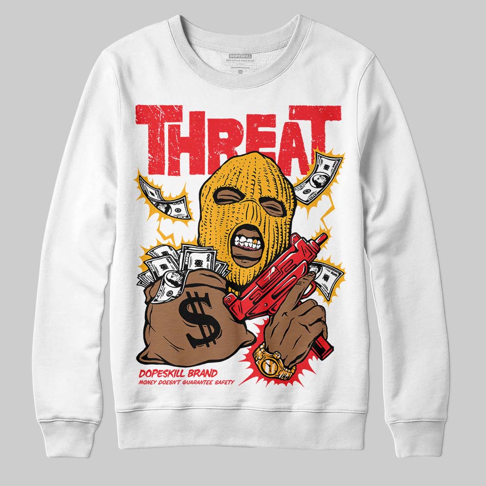 Red Collection superstreetwear Sweatshirt Under Threat Graphic