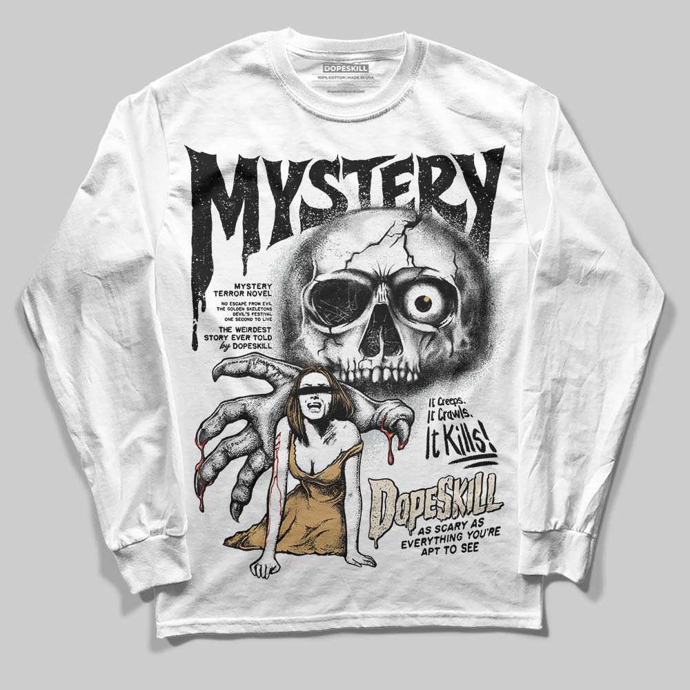 Reverse Metallic 5s superstreetwear Long Sleeve T-Shirt Mystery Ghostly Grasp Graphic