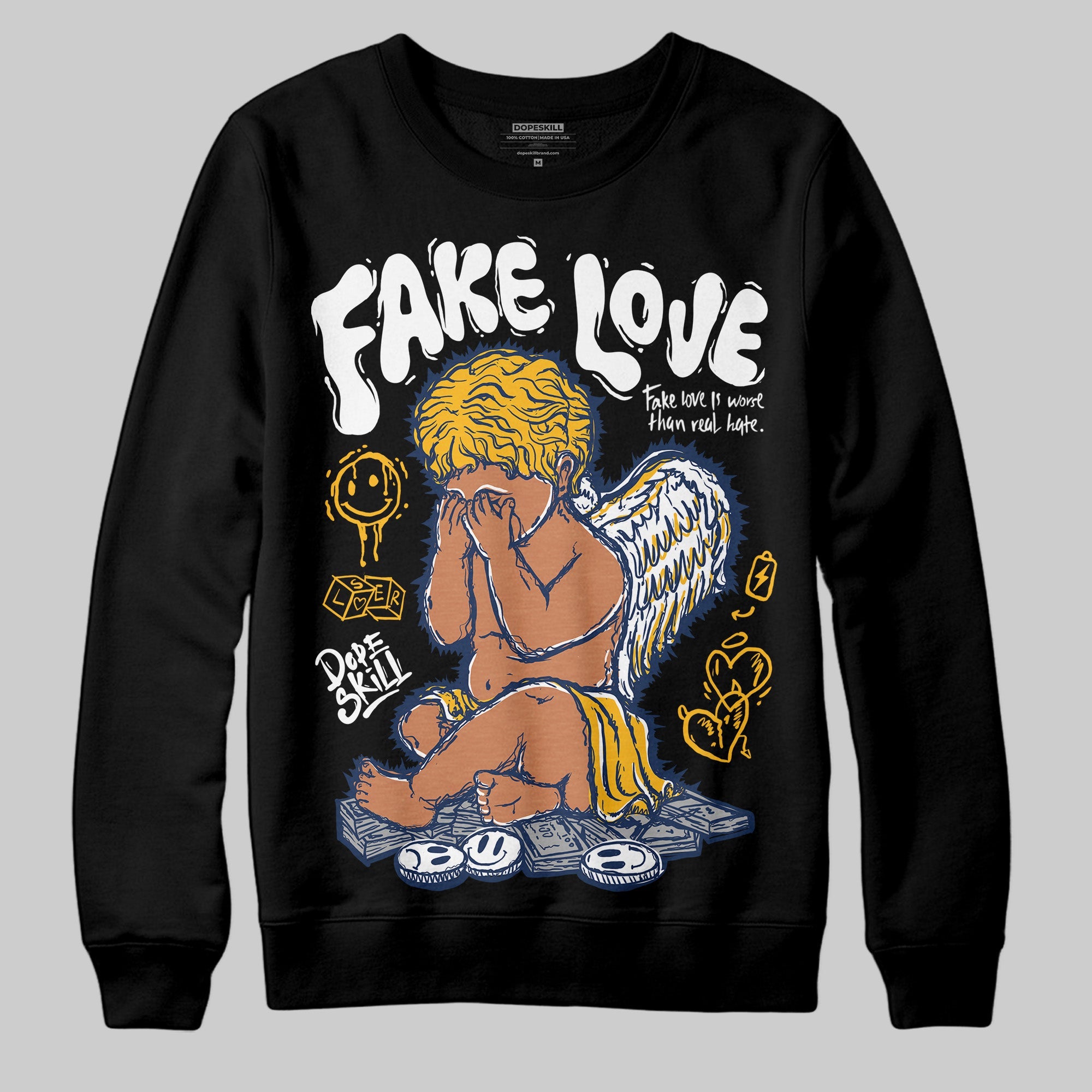 Retro Dunk From Above 4s superstreetwear Sweatshirt False Love Graphic