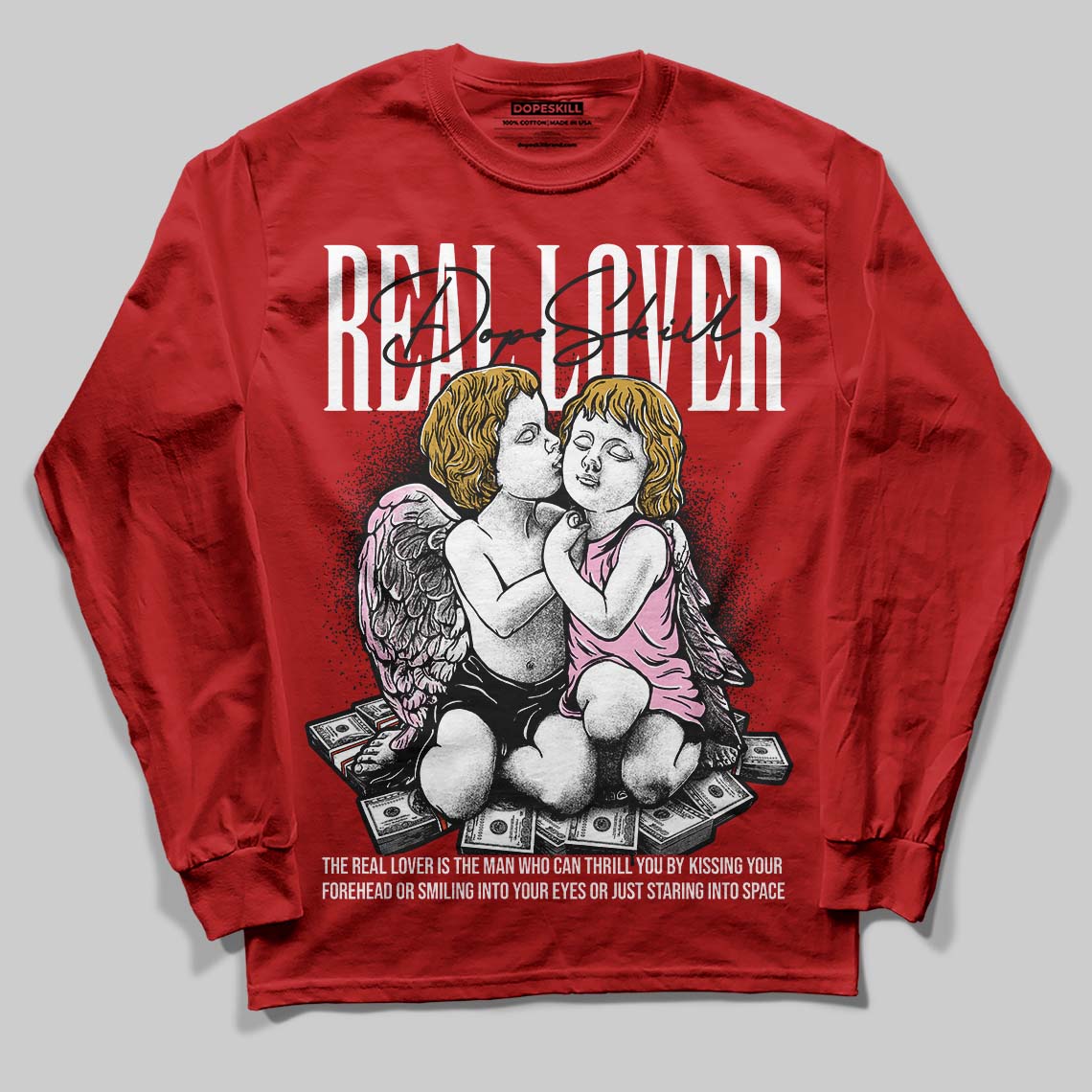 Brick By Brick 4s superstreetwear Long Sleeve T-Shirt Real Lover Graphic