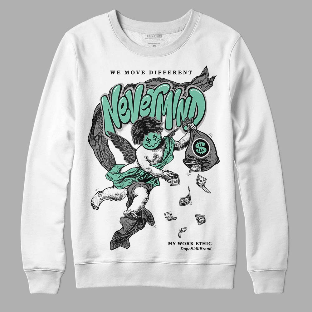Green Glow 3s superstreetwear Sweatshirt Nevermind Graphic